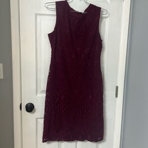 Burgundy dress size 14